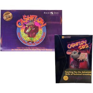 Cashflow 101 202 Robert Kiyosaki Board Game Build Up Your Financial Intelligence